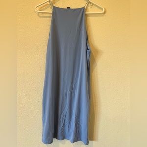 Forever 21 light blue mini bodycon dress – size large